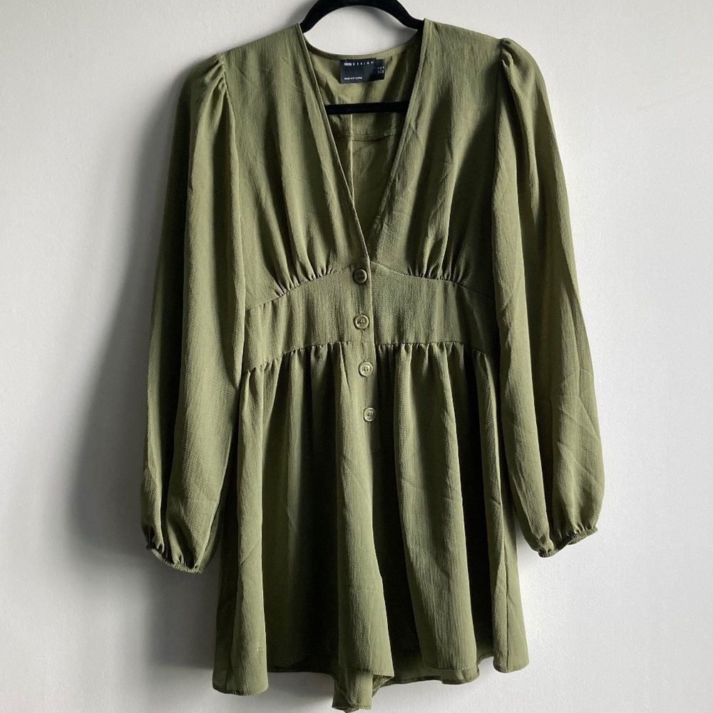 Asos Design Romper (Khaki)